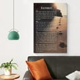 thumbnail image 4 of Footprints In The Sand Motivational Christian Poem Canvas Wall Art Posters Gifts Bedroom Painting Home Decor Hanging Pictures UnFramed-2,12x18inch(30x45cm), 4 of 16