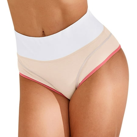 

Sehao High Rise Underwear Women 1 Piece Underpants Patchwork Color Underwear Panties Bikini Solid Womens Briefs Knickers cotton Night Dress for Women Sleepwear