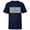 Navy, variant on The Simpsons Isle Style Beach Surfing Bart and the Crew - Short Sleeve T-Shirt for Kids - Customized-Red