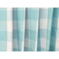thumbnail image 3 of Fabric Mart Direct Light Turquoise, White Cotton Fabric By The Yard, 55 inches or 140 cm width, 1 Yard White Cotton Fabric, Gingham Checks, Upholstery Drapery Shower Curtain Wholesale Fabric, 3 of 5