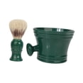 thumbnail image 4 of Tazón de afeitar Taza de afeitar húmeda con brocha de afeitar Durable Suave Fácil de enjabonar Jabón de afeitar y tazón de crema para el cumpleaños, 4 of 9