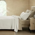 thumbnail image 2 of Wonderful Natural Linen Cotton - Wave Stitched Quilt set 3-Piece All-Season Bedding, 2 of 5
