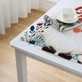 thumbnail image 4 of nygtbtfer Valentines Square Fitted Table Cloth Square Tablecloths with Wipeable Non Slip Table Cover for Parties Party Outdoor Kitchen Holiday Table Pads White, 4 of 7