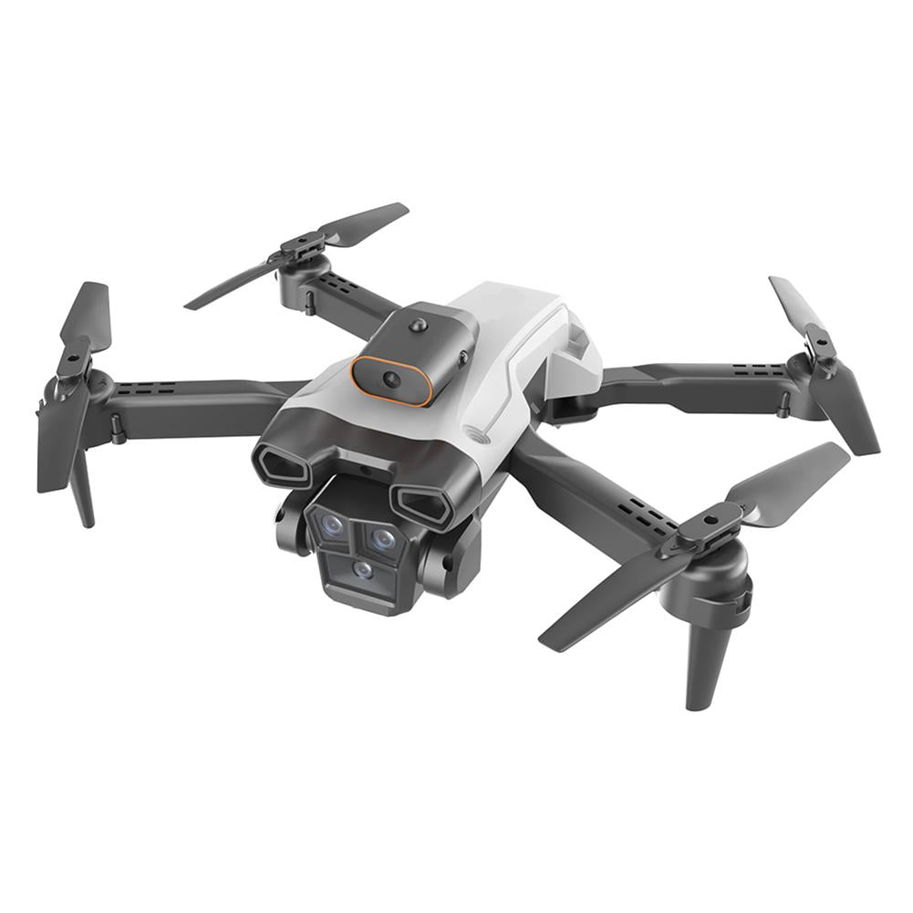 DLQT Optical Flow Positioning (Gray) H12 Drone Three-Sided Obstacle Avoidance Remote Control Aircraft Hd Aerial Photography Quadcopter Drone Toy