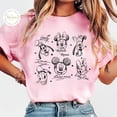 thumbnail image 3 of Vintage Mickey and Friends Signatures Shirt, Mickey & Co Baby Tee Crop Tank, Mickey Sketch Shirt, Disney Sketch Tee, Disney Family Shirts, 3 of 6