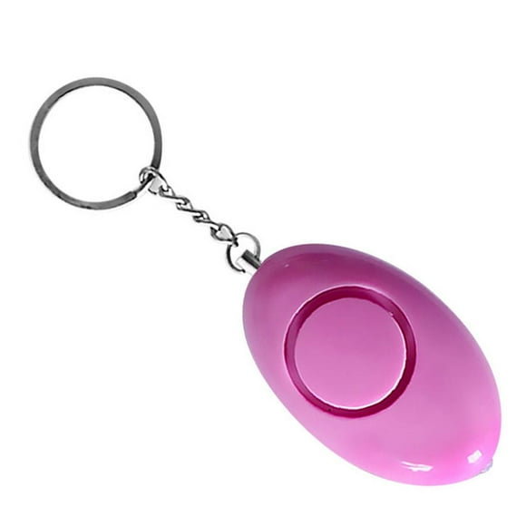 ziyahihome Alarm key chain Personal alarm ring Safety alarm for women LED safety alarm key ring Egg shape LED alarm keychain