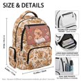 thumbnail image 7 of Aplkyhs Capybara Orange Backpack for Girls Boys Age 6-18 School Bookbag Water Resistant Lightweight Student Backpack for School Travel, 7 of 7