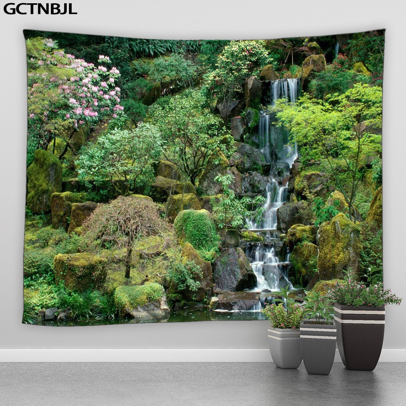 Mountain Stone Nature scenery Tapestry Wall Hanging Forest Landscape