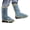 Blue-long, variant on Adjustable Leather Welding Spats Heat and Abrasion Resistant Welder Welding Boot Shoe Covers Shoe Protectors