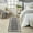 Grey/Ivory, variant on Nourison American Manor 2'2" x 7'6" Grey/Ivory Vintage Indoor Rug