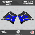 thumbnail image 2 of Kalair GFX Graphics Kit for Yamaha TTR125 (2000-2007) Factory Series, 2 of 5