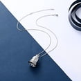 thumbnail image 5 of Bell Shape Urn Necklace / Urn Keychain for Cremation Ashes Motorcycle Memorial Urn Pendant Customize Engravable Memorial Jewelry Fit Women Men, 5 of 6