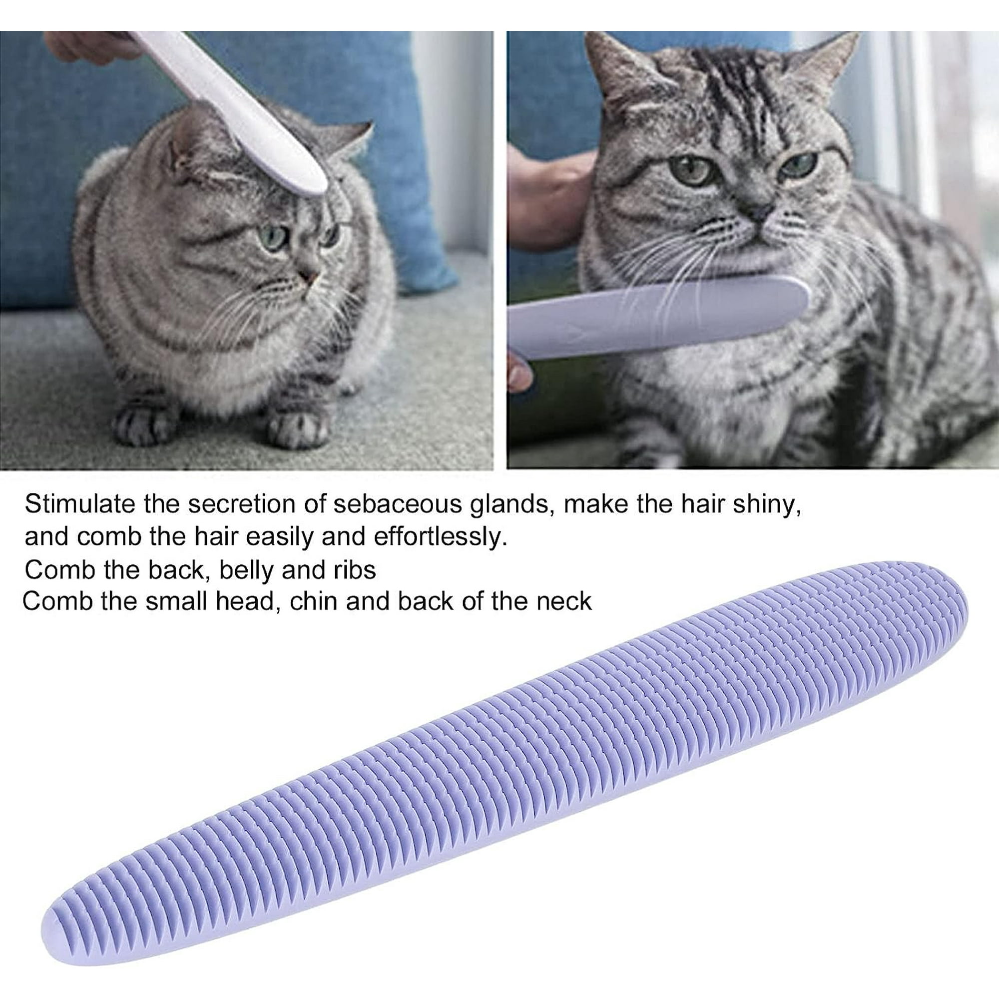 Cat tongue brush double ended kitten brush for grooming JU Walmart