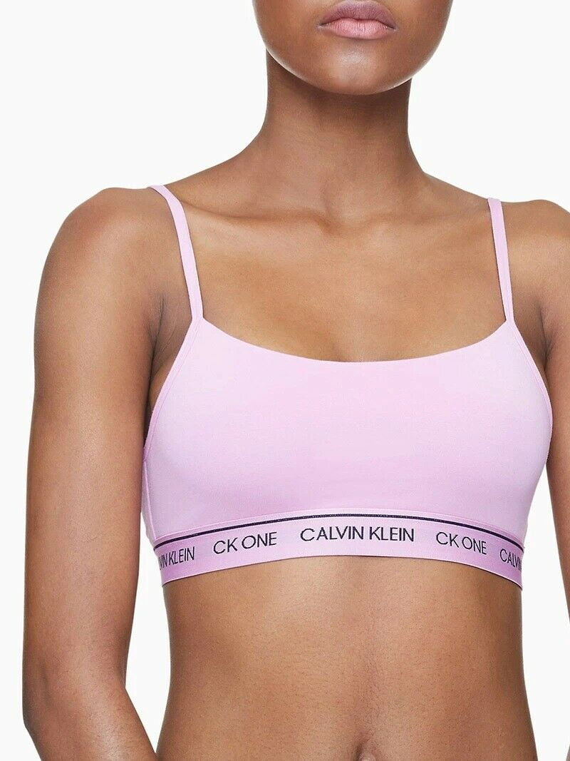 dun Boos Bejaarden Calvin Klein Women's Ck One Cotton Unlined Bralette, Emilie Pink, Small -  Walmart.com