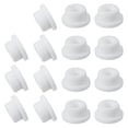 thumbnail image 1 of Uxcell 15 Pcs Tapón de Silicona en Forma de T, Diámetro 21 mm/0.83 Pulgadas, Tapón de Silicona Elástico Impermeable Reutilizable, Tapón Redondo de Sellado para Equipos de Tuberías, Blanco, 1 of 7