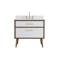thumbnail image 3 of 36 inch bathroom Vanity in White with Backsplash, 3 of 8