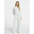 thumbnail image 2 of No Boundaries Cozy Sleep Pants, 30.5'' Inseam, Women’s, 2 of 5