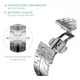 thumbnail image 2 of Correa Para Apple Watch Eslabon Acero Inox +funda Tipo Metal, 2 of 8