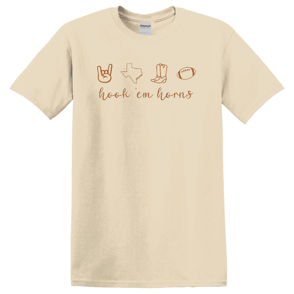 Texas Longhorn Football Classic Graphic T-Shirt