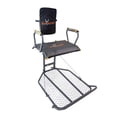 thumbnail image 1 of Big Game Captain Steel Hang-On Treestand with 20 x 30 Flip-Back Seat, Black, 1 of 8