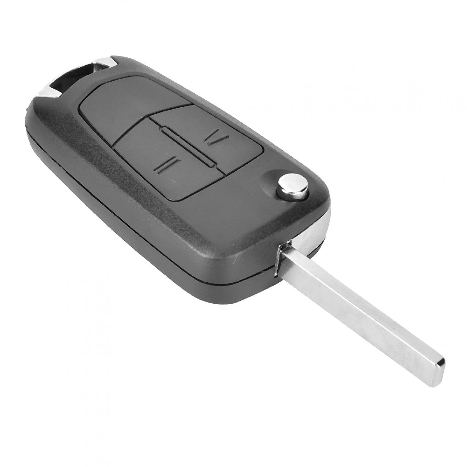 Amakey Housing Replacement Chassis Car Key Folding Key for Opel2 Keys