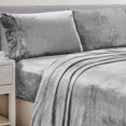 4 PC Sheet Set Microplush Premium Bedding Ultra Soft Plush Linens