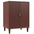 thumbnail image 5 of Yesurprise 24" Bathroom Cabinet Vanity with Sink Solid Wood Frame Storage Cabinet with 2 Close Doors Adjustable Shelf Bathroom Furniture, 5 of 7