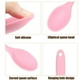 thumbnail image 3 of Pack of 5 Silicone Soup Spoons Elegant Spoons Soft Spoon Dessert Spoon Silicone Utensils Perfect for Dining and Cooking, 3 of 7
