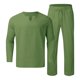 thumbnail image 1 of Playeras Básicas Algodon Para Hombre, Conjunto De Dos Piezas De Camiseta Y Pantalones Cortos De Manga Corta Con Estampado Completo Y Pantalón Corto., 1 of 4