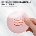 thumbnail image 2 of Soporte de esponja de maquillaje de silicona Caja de almacenamiento de hojaldre redonda de ventilación de doble cara (rosa) Likrtyny Cuidado Belleza, 2 of 3