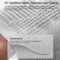 thumbnail image 3 of Lightweight 69g Seamless Invisible Sports Fanny Pack for Running & Cycling - Grey M Size, 3D Breathable Mesh, 360° Round Opening Large Capacity, Silicone Anti-Slip Strips, High Elasticity, 3 of 7