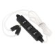 thumbnail image 4 of Cable De Audífono De , Cable Inalámbrico De Reemplazo Auriculares Del Reemplazo Del Cable Auriculares De Con 0.78mm 2 Plata Hugo Cable Bluetooth de 2 pines, 4 of 9