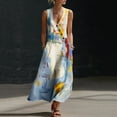 thumbnail image 2 of Stamzod Casual Dresses for Women 2026 Summer Maxi Dress Flowy A Line Sleeveless Sundresses with Pockets Multicolor W M, 2 of 8