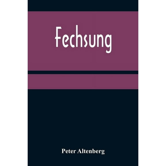 Fechsung, (Paperback)