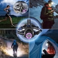 thumbnail image 6 of Super Bright Headlamp Flashlight, 3 Modes Zoomable Headlight, Rechargable Waterproof Head Lamp for Outdoor Camping Cycling Running Fishing, Batteries and Charger Included, 6 of 10