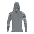 thumbnail image 4 of APEXFWDT Men's Performance Fishing Hoodie Sun Shirt with Mask Big&Tall UPF 50+ Sun Protection Long Sleeve Shirts with Neck Gaiter,XXXXL,Dark Gray, 4 of 4
