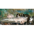 thumbnail image 2 of Degas, Edgar 14x9 White Modern Wood Framed Museum Art Print Titled - Ballet at the Paris Opera, 2 of 4