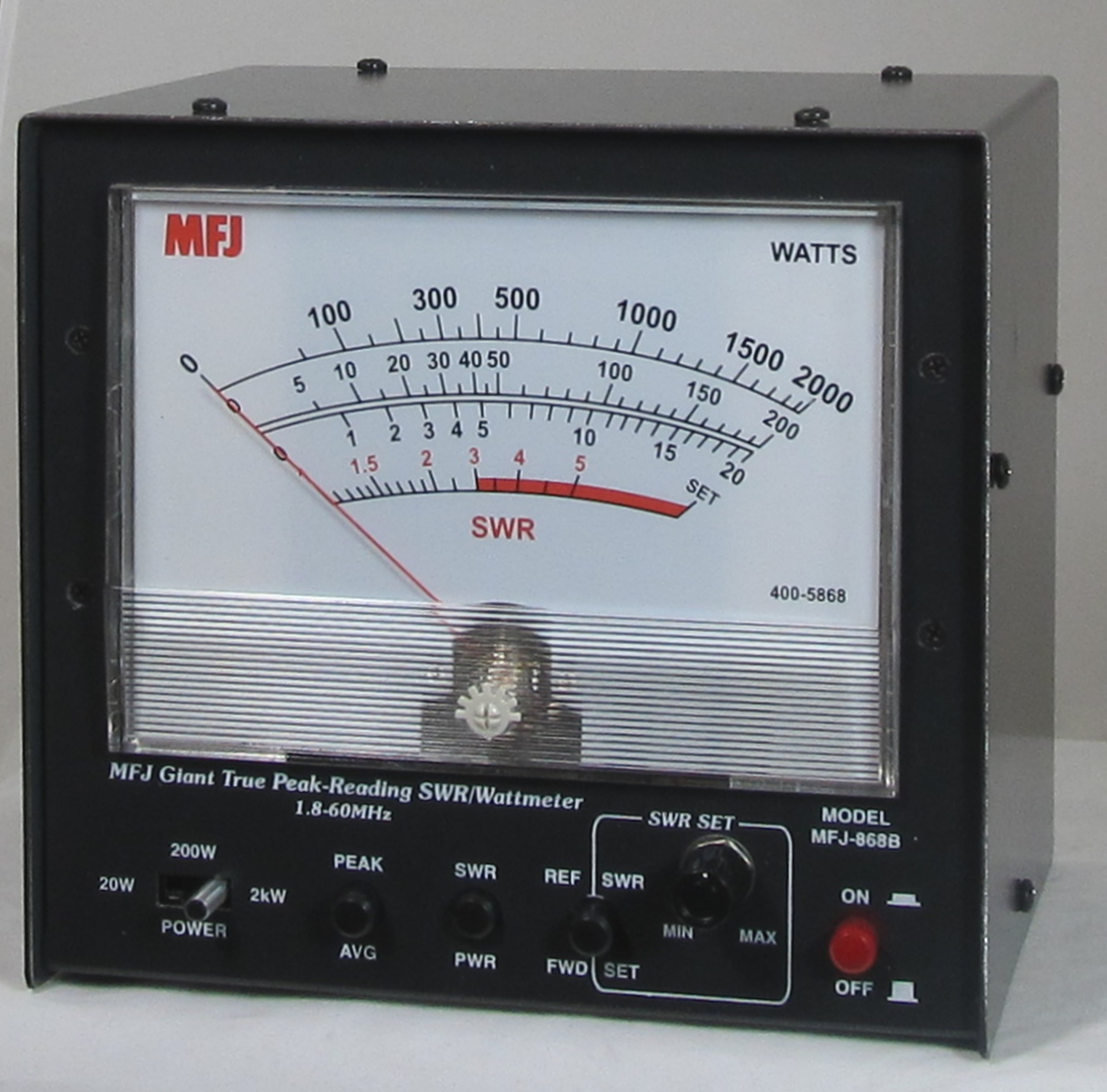 MFJ868B GIANT HF + 6M, SWR/WATTMETER (DON'T ORDER)