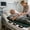 Dark Green, variant on Transfer Bed Pad Heavy-Duty Positioning Sheet with 6 Handles Elderly Turning & Lifting Tool for Home Care 43.3x24.4 Inch