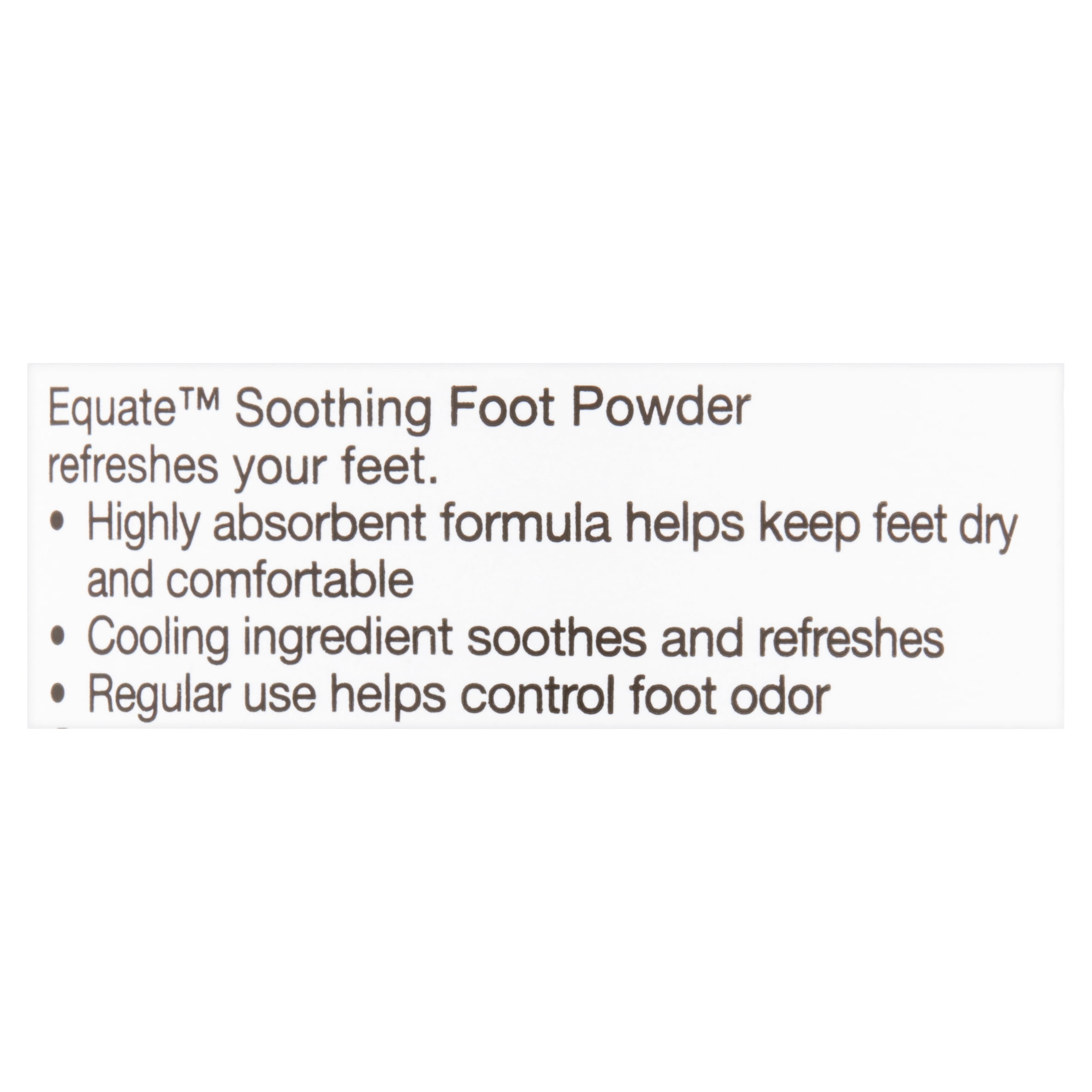 Equate Soothing Foot Powder, 7 oz