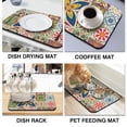 thumbnail image 4 of Best in Class 19.5x12in Mexican Coffee Drying Mat Made of Super Absorbent Diatom Mud Coffee Mat The Essential Kitchen Gadget for Dry & Clean Counters, 4 of 7