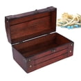 thumbnail image 3 of Boîte de Rangement, Boîte de Rangement en Bois Vintage Boîte de Rangement en Bois Apparence Frappante, 3 of 11