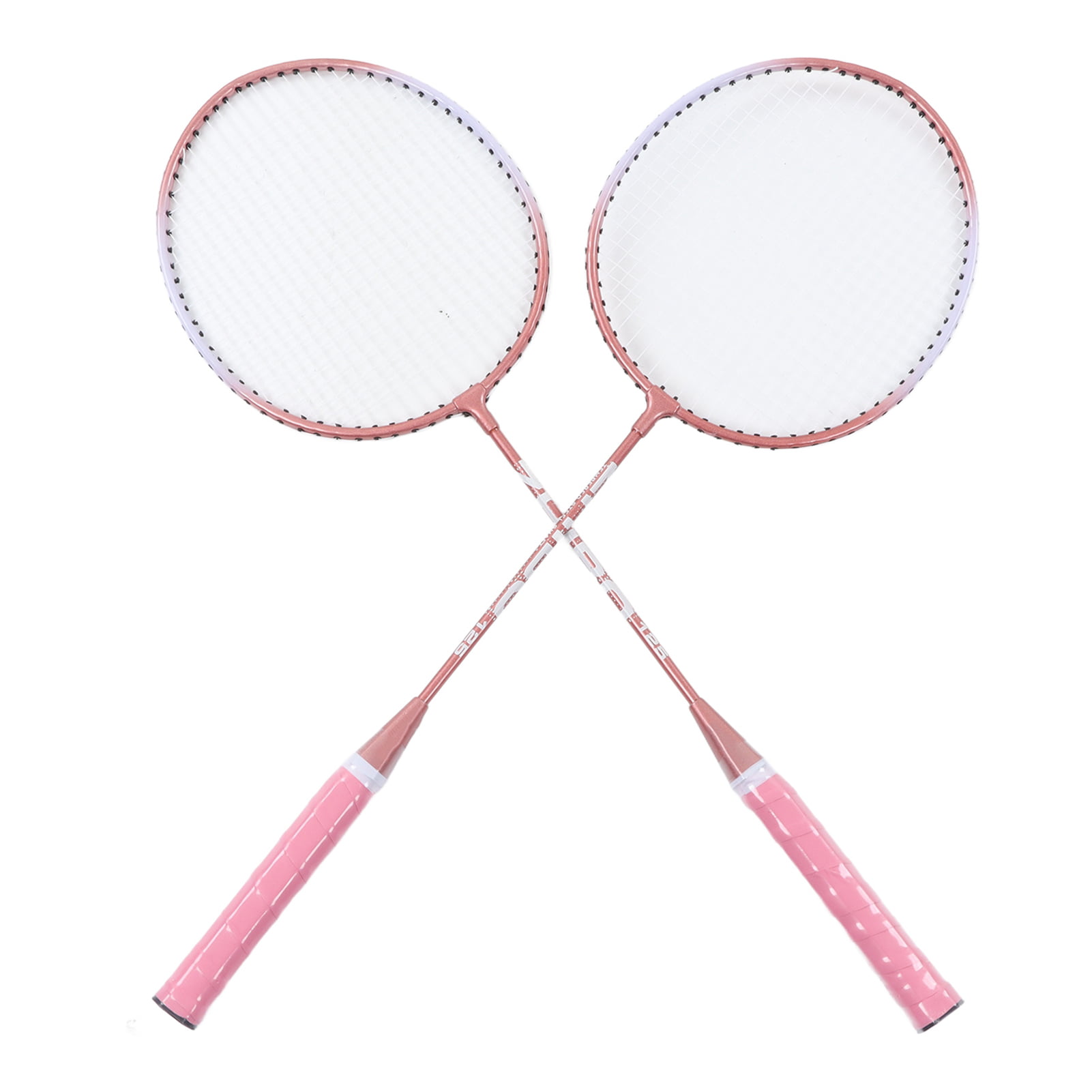 Badminton Rackets Set, Badminton Rackets Pink Comfortable Grip For Beginner 