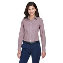 Devon & Jones D640W Ladies Crown Woven Collection Gingham Check