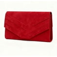 thumbnail image 2 of Kwuty Clutch Purse for Women Evening Bag Evening Purses Wedding Party Purses Clutch Bag Velvet Suede Pleated, 2 of 4