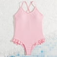 thumbnail image 3 of BULLPIANO Teen Girls Swimsuits One Piece Kids Swimsuits Girl Sun Protection Swimwear Beach Bikini Summer Beach Outfit, 3 of 6