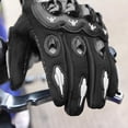 thumbnail image 5 of Guantes para Motociclista Hanylish con Sensores Táctiles, Unisex, Talla M, Negro-Gris, 5 of 5