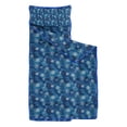thumbnail image 2 of Blue Christmas Snowflake Pattern Toddler Nap Mats for Kids Preschool,50"x20" Sleeping Mat Bag or Kids,Toddler Sleeping Bag,Toddler Nap Mat or Daycare, 2 of 6