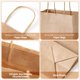 thumbnail image 3 of Bolsas Papel Kraft, Bolsas de papel café con asa, Bolsa Kraft Marrón para Embalaje de Regalo, Bolsas para fiestas, bodas, Navidad, tiendas, 3 of 4
