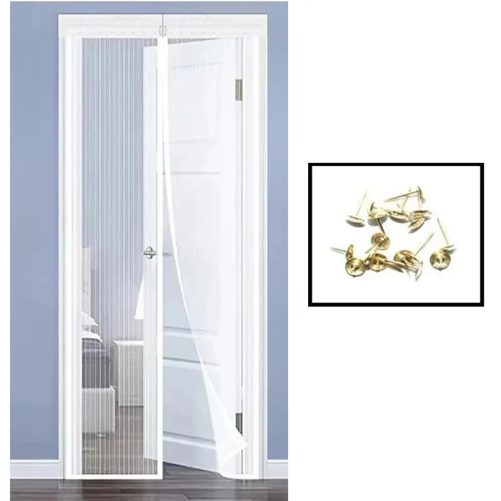 Magnetic Anti-Mosquito Net Anti Bug Fly Mouse Door and Window Screens No Punching Required Automatic Closing Curtains